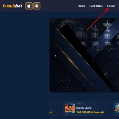 Pusulabet Casino Bölümüne Giriş