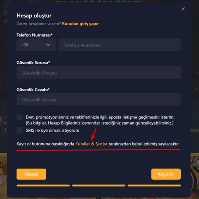 Pusulabet Sözleşmeyi Onaylama