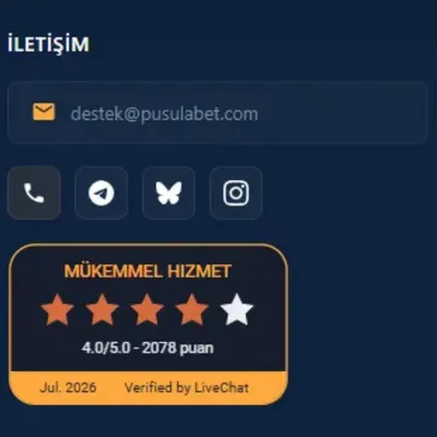Pusulabet E-posta Desteği