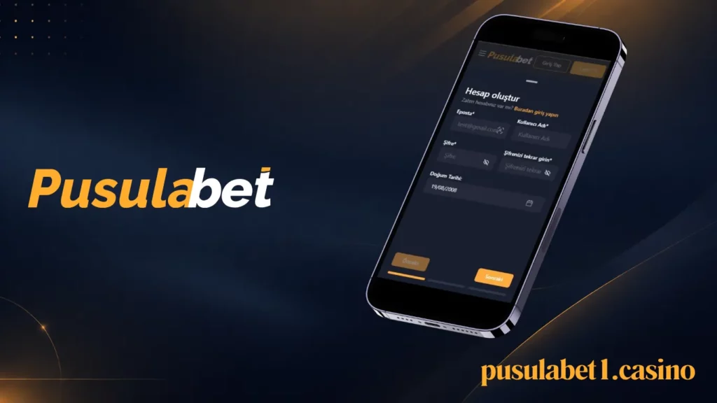 Pusulabet iPhone’da Kayıt