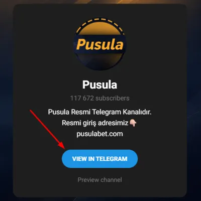 Pusulabet Resmi Telegram Kanalı
