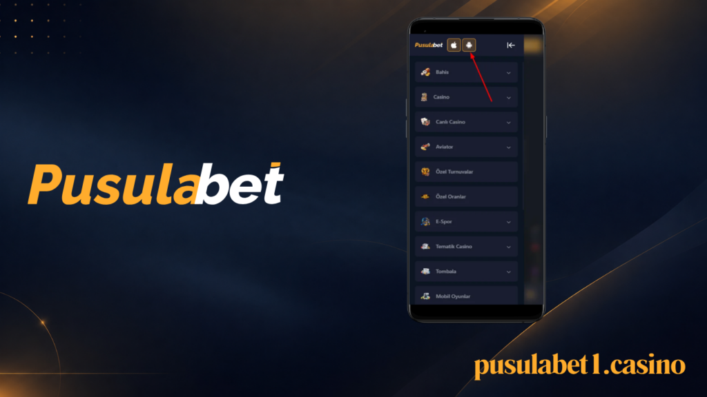 Pusulabet Android için adımlar